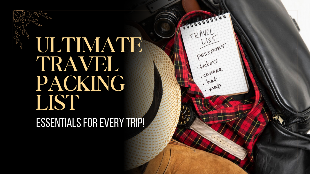 50 Essential Travel Packing List Items for Every Type of Trip
