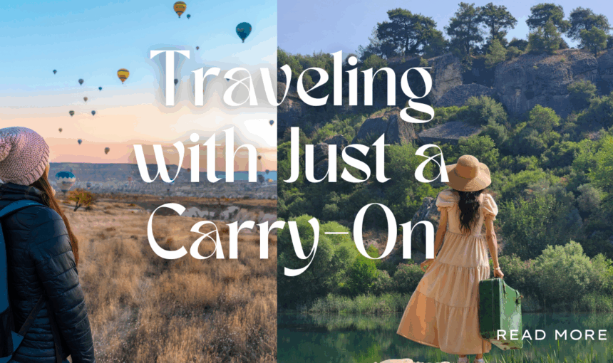 The Ultimate Guide to Traveling with Just a Carry-On